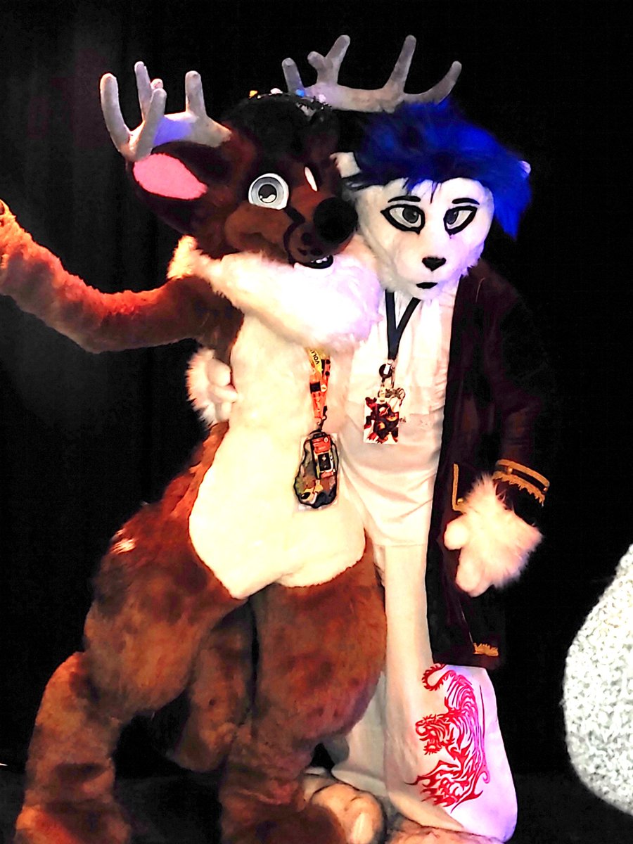 Marconi_Serval's tweet photo. "Youre the worst pirates weve ever heard of!"

"Ahh, but you HAVE heard of us!"
@PicsDaGoat wins the interwebs again!!! They took so many great pictures at #FNNY2023 The epic dolf is @MutleyArts https://t.co/yI38z8B7po