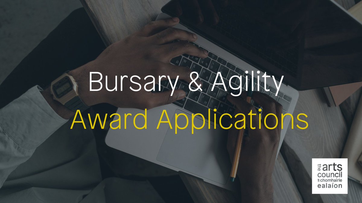 Applying for Agility or Bursary Award for the first time?

You'll need to register with our Online Services

This process can take UP TO 5 DAYS so make sure to do it early!

Contact reception w/ any issues: 01-6180200 or reception@artscouncil.ie

REGISTER: onlineservices.artscouncil.ie/Register.aspx