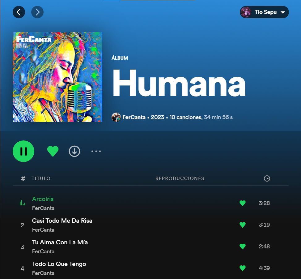 tiosepu's tweet photo. Guru Guru me voy a dar un lujo para empezar bien la semana 🌈 Escucha #FerCantaHumana de @FerCantaOficial en @Spotify 💜 https://t.co/yTGNAmgj78 https://t.co/TxK4VNaLcG