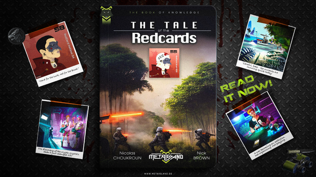 TheMetaisland's tweet photo. #MetaIsland The Tale of the Redcards is finally out 🔊

Directed by our CEO &amp; Founder Nicolas Choukroun, it's a story every survivor will love to experience the gameplay ✨

Read the book today 👇

https://t.co/nloWvgMPYl

#Metaverse #GameFi https://t.co/GujiesFvjq
