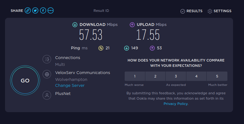 s0l_uk's tweet photo. Wow!! going from 57Mbps (#ADSL2) to BT Fibre 500Mbps (#FTTP) total game changer!! Quick Professional install from @WeAreOpenreach (even in bad weather he was great!) @bt_uk https://t.co/hi6I2yfn3B