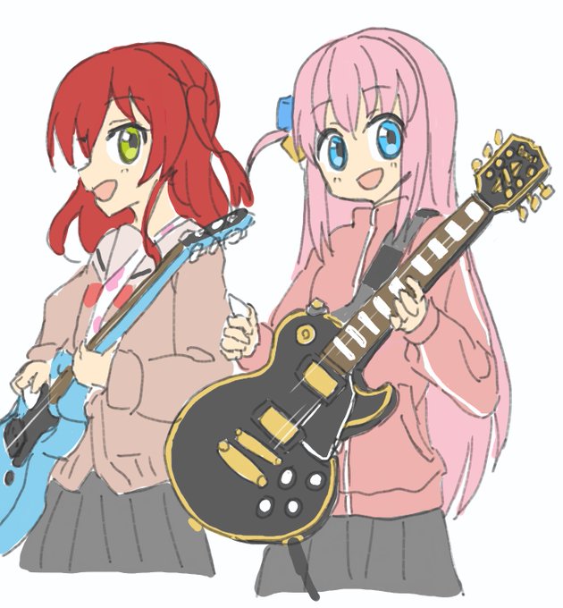 「ピンク髪 ギターピック」のTwitter画像/イラスト(新着)