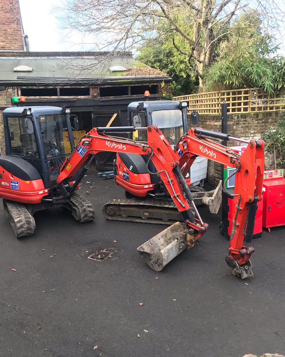 hare_hounds's tweet photo. Day one of our exciting refurb & the diggers are ready to go. Don’t worry, we’re open as usual #pubrefurb #improvement #pubgarden #excitingtimes #openasusual @youngspubs @eastsheenvillage https://t.co/PR3L8f3VvW
