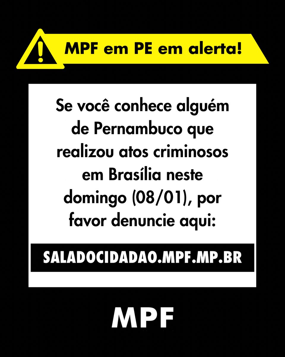⚠️ Denuncie: saladocidadao.mpf.mp.br