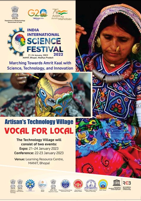 iisfest's tweet image. Science is contributing to local innovation systems by enabling them with technology-
based support. This is helping the communities in developing solution-centric apparatus
and bridging the systemic gaps.
#TechVocalforLocal #IISF2022 #iisfbhopal #sciencefestival #AmritKaal #G20