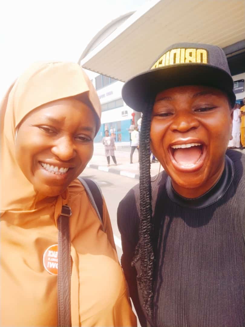 Reformnig_group's tweet photo. At the airport to welcome our president.

Here's @AishaYesufu and @JuliusAbure https://t.co/u4yyOfHDcg
