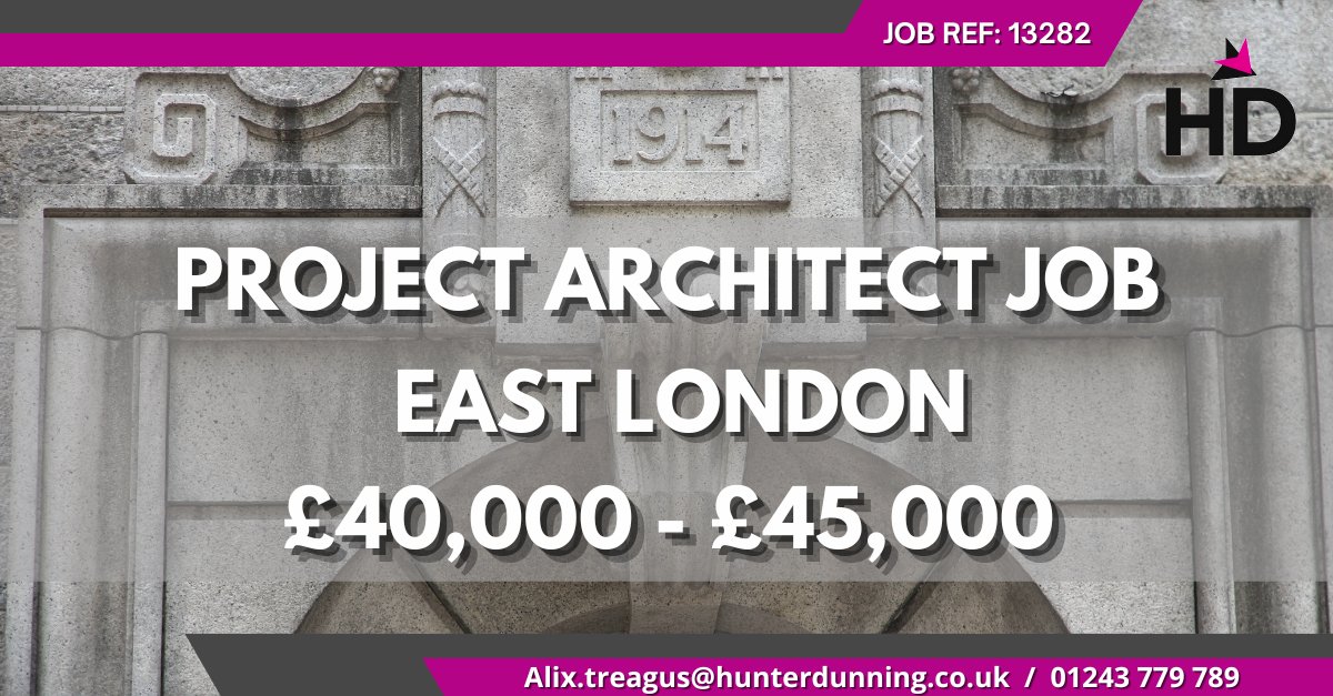 HunterDunning's tweet image. PROJECT ARCHITECT JOB offering £40,000 - £45,000 depending on experience!

Apply below:
pulse.ly/81t4j0gk4j

#projectarchitect #projectarchitectjob #construction #constructionjobs #job #jobs  #architecture #architect #architecturejobs #architecturedaily #londonjobs