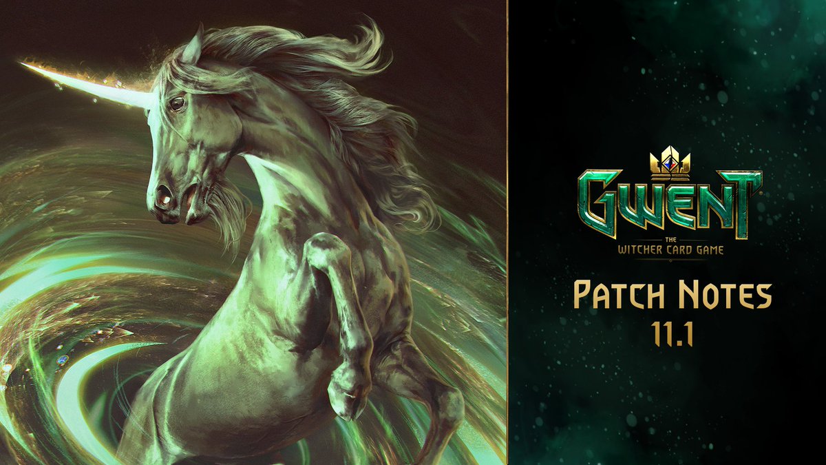 The new year kicks off with a brand new patch including changes to multiple factions. 

Burza and Jean go over the most important changes in our latest Developer Update right here: youtu.be/Ad3gyZS8vTo

Full Patch Notes: playgwent.com/en/news/47302