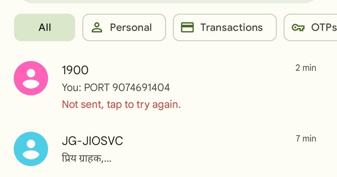 shivrajkumar's tweet photo. @JioCare Jio company has blocked me from sending PORT message to 1900, please solve it. https://t.co/UpYBPFbCaG