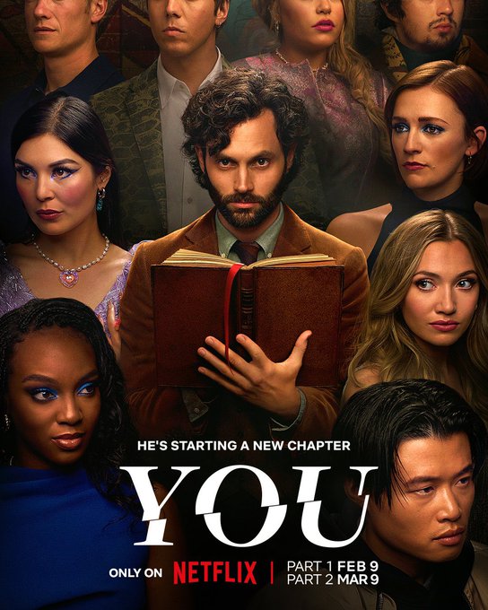 KateEdison2's tweet image. Season 4 new poster

#you #Netflix