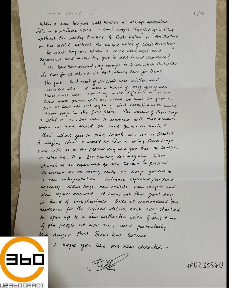 daniDpVox's tweet image. I just received this letter in my mailbox 🤩😱 #U2SOS40 @U2
#U2 #U2NewsIT