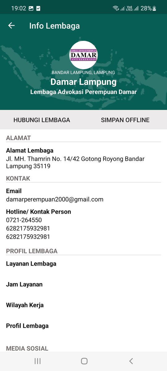 SistersInDanger's tweet photo. LAMPUNG

Perempuan/anak yg jd korban kekerasan segera hubungi lembaga di poster utk dapatkan bantuan 👇🏽

Daftar WOMEN'S CRISIS CENTER se-Indonesia bisa dicari di:
- aplikasi Lapor Kasus @PengadaLayanan: https://t.co/mQPxGhgRJJ…
- web @carilayanan: https://t.co/5l411IL8R6

Pls RT https://t.co/B7Ffw8s7Lu