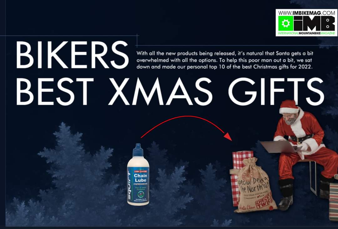 SquirtlubeUSA's tweet photo. Pretty stoked to have our Squirt Cycling Lube in @IMBIKEMAG top 10 list of Christmas gifts for 2022.
#SquirtCyclingProducts #Applyperformance #BikeCareSorted https://t.co/89YG1iiupb