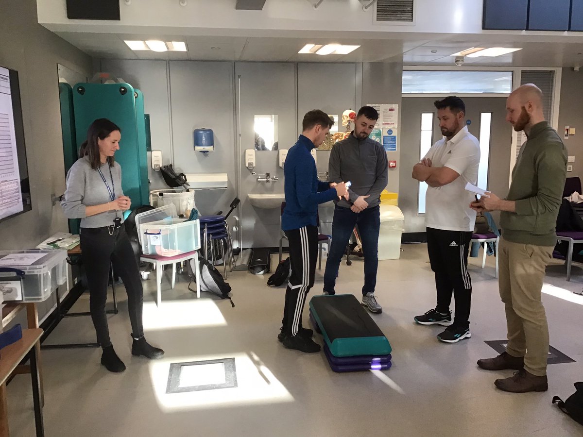 AliceFranklinTU's tweet photo. Great lecture and practical covering cardiac rehabilitation delivered today by @CaraJordan95 for our MSc Physiotherapy students @TeesUniSHLS https://t.co/ufIQLjcKU6