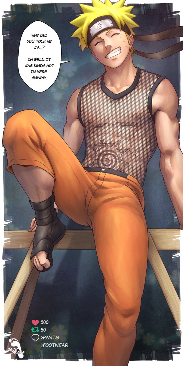 Jacket is gone and Naruto is a little bit confused... what will happen next? 😈😇