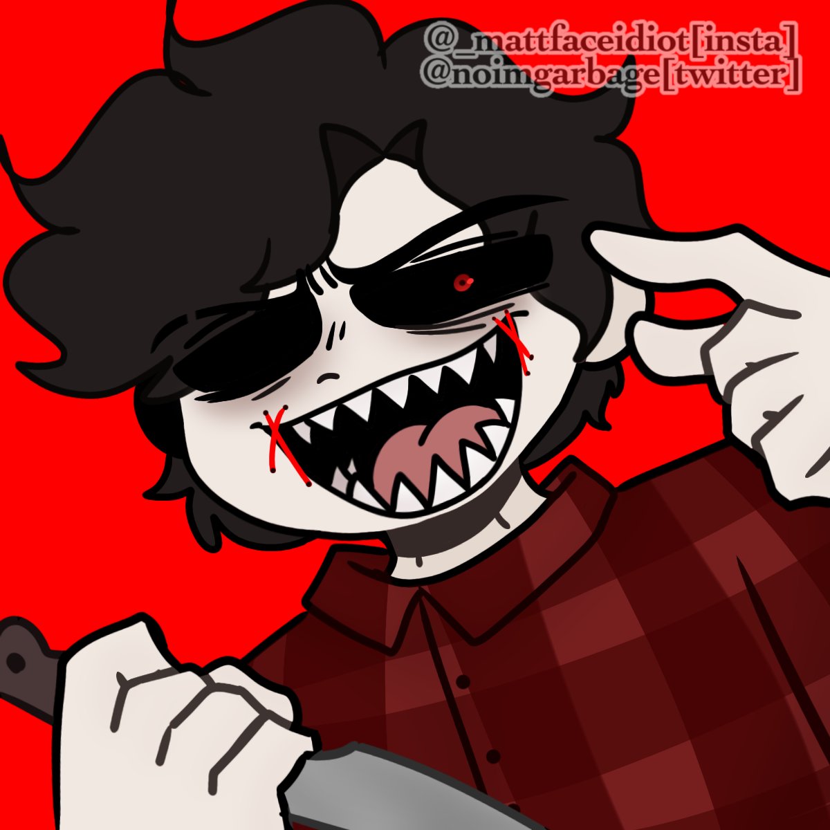 noimgarbage's tweet photo. Oh look its my persona

For some reason i changed his looks
I dont have a ref for him yet 

Tw//🩸

#oc #ocart https://t.co/U49ufGZnuX