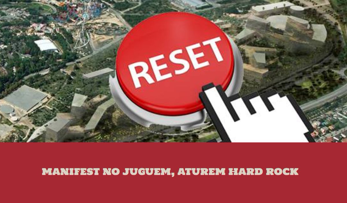 😡És escandalós que en plena emergència climàtica <a href="/socialistes_cat/">Socialistes PSC/❤</a> i <a href="/JuntsXCat/">Junts per Catalunya🎗</a> continuïn condicionant l'aprovació dels pressupostos a tirar endavant projectes catastròfics com #AturemHardRock

📝✊Adheriu-vos al manifest i compartiu! aturemhardrock.cat/manifest/