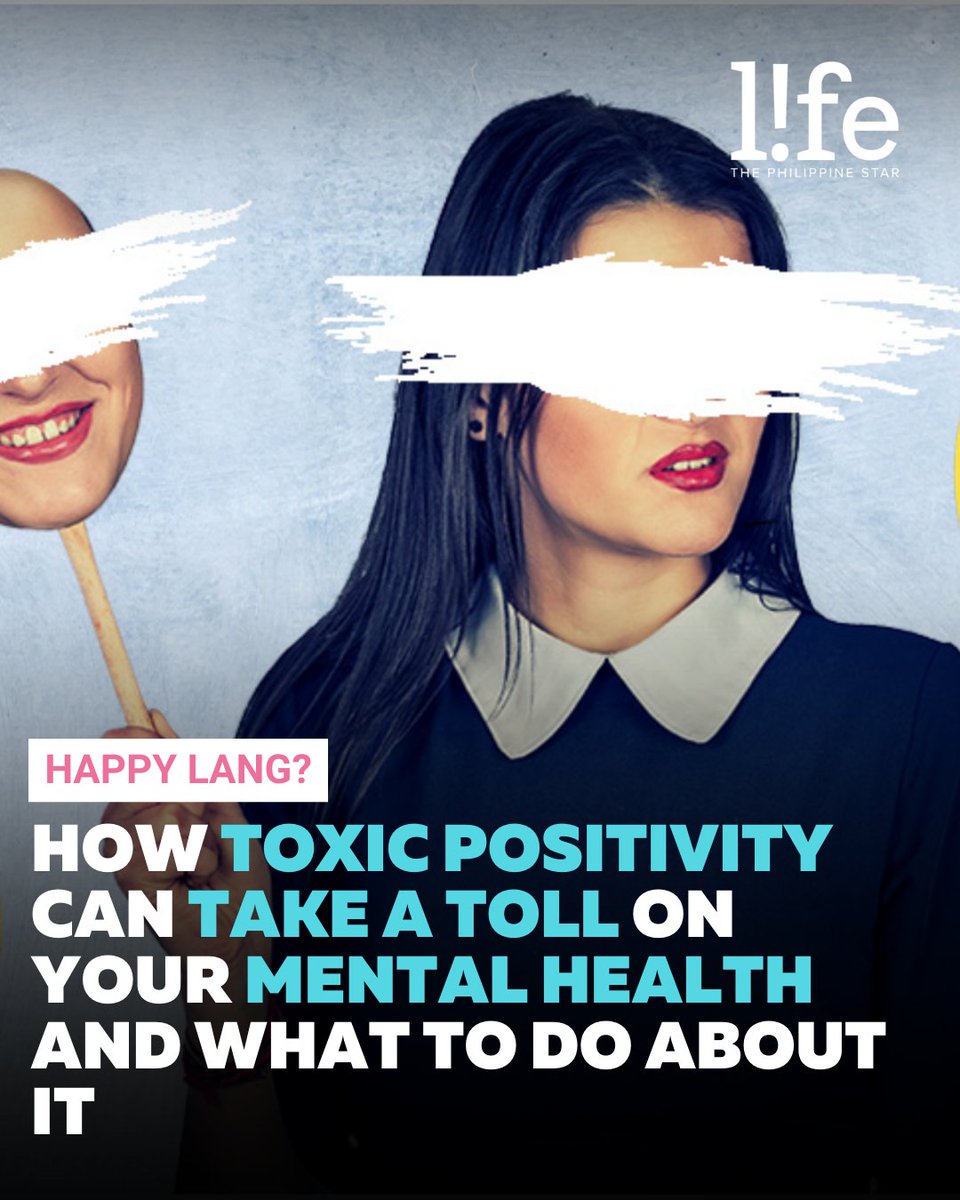 Toxic positivity can come in many forms like when someone tells you to "look on the bright side" after something horrible happens. READ: bit.ly/3Gp06eJ
