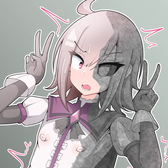 両方かわいく描けた!! 