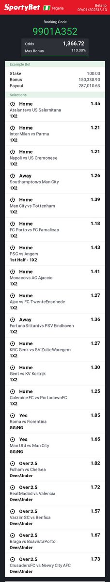 Shek_hinahII's tweet photo. @teemourinho 1k banker odds edit .. https://t.co/1nJr0Q6vMU