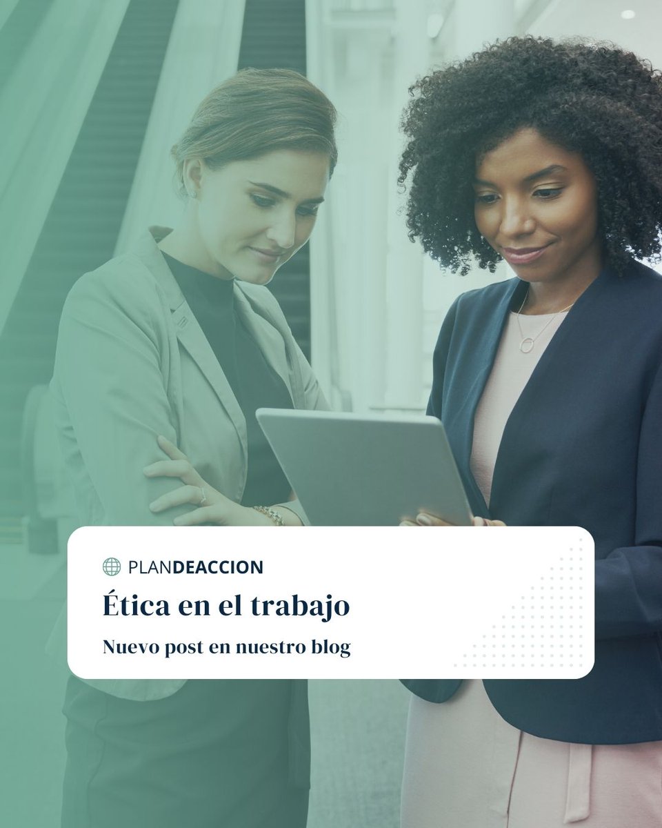 PlandeAccion's tweet photo. ¡Ya tenemos un nuevo post en nuestro blog! Comprueba si eres un trabajador ético para tu empresa. Toda la información en nuestro blog. 
.
.
#PlanDeAccion #Aprendizaje #Formación #Ética https://t.co/0DxVI0lN9o