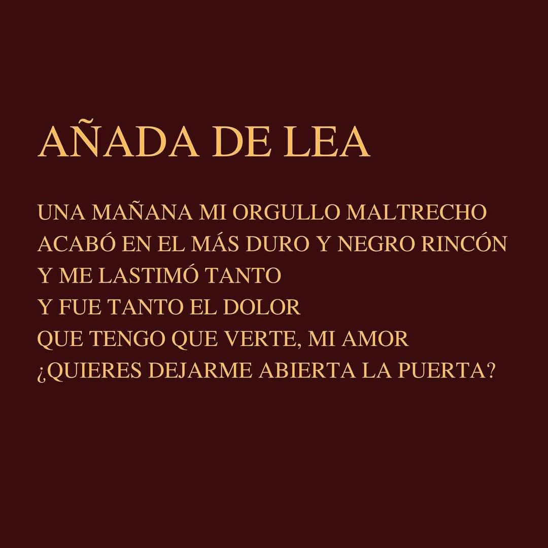 NachoVegasLetra's tweet photo. El primer single de 2023 que verá la luz este viernes…

Pre-save: https://t.co/oMcrtetFhN

#AñadaDeLea #Single #NuevoSingle #NachoVegas 

Aquí un pequeño fragmento de la letra de «Añada de Lea»: https://t.co/kKajcfDGTx