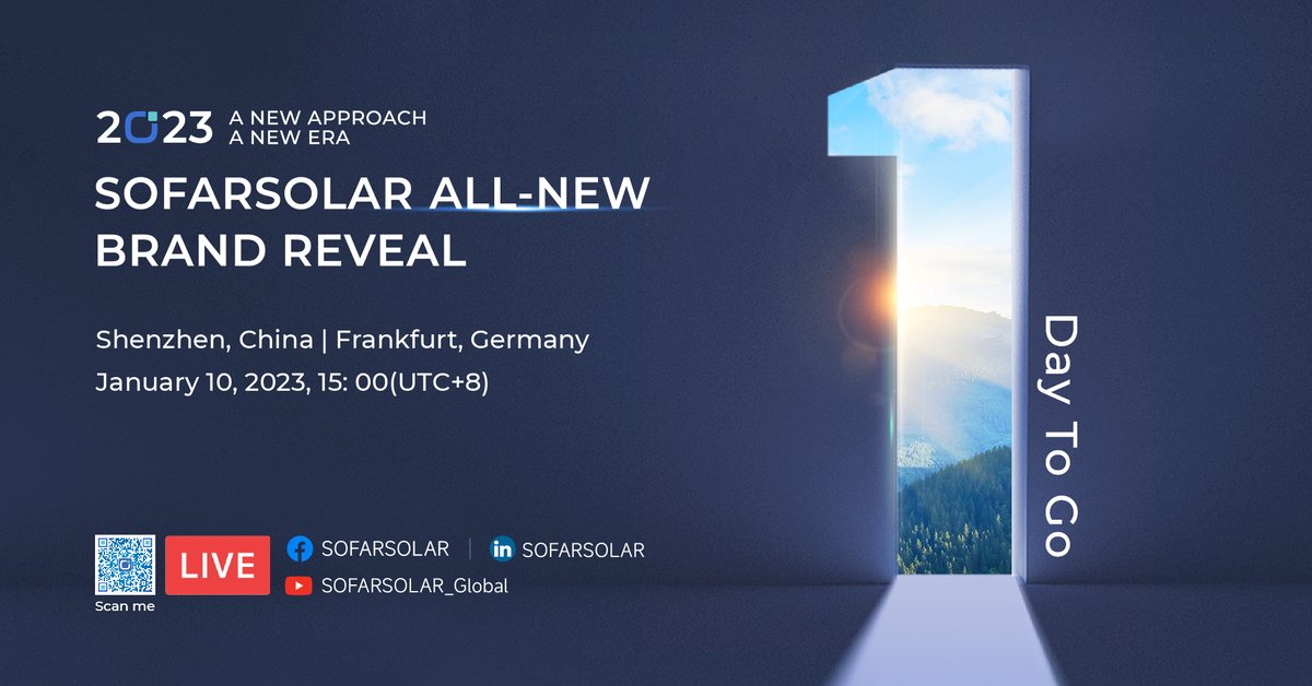 SZ_SOFARSOLAR's tweet photo. Only 1 day left till this exciting event!
Join us for our #SOFARSOLAR All-new Brand Reveal.
Livestream entry: https://t.co/1sKsQvFFCC https://t.co/gDxC9xlzED