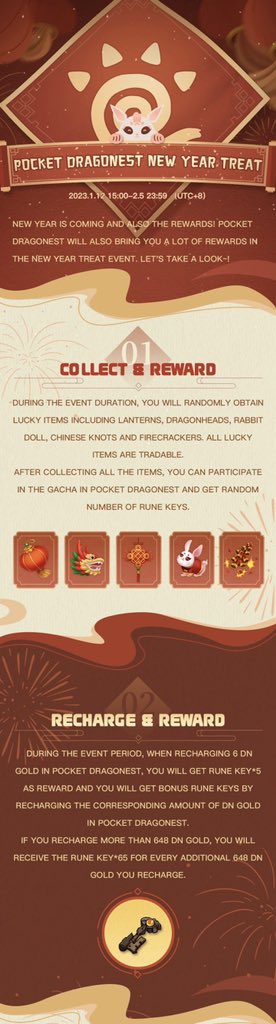 AutoChess_Moba's tweet photo. Pocket Dragonest New Year Treat https://t.co/LnZ80sPJvB