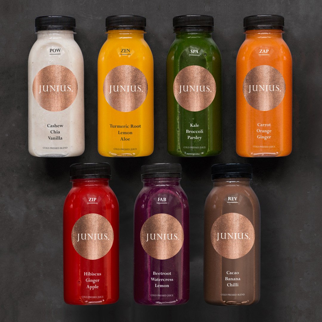 wearejunius's tweet image. 🏆🏆 JUNIUS cold-pressed juices, nut milks and shots are award-winning for a reason. 

🥦🥬🌶️ Packed with phytonutrients (plant nutrients) and bursting with flavour. Phytonutrients help protect cells from damage and inflammation. The richer, brighter, and deeper the colour the b