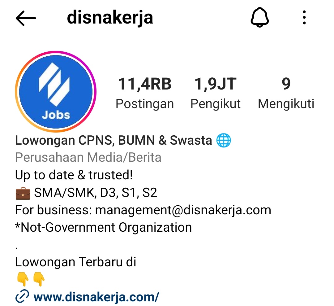 worksfess's tweet photo. Work! Akun ini beneran ngasih info l0wker yg real kah? Sender baru nemu soal nya. Mohon dijawab ya. Terima kasih 🙏 https://t.co/KOVYbZvuHL