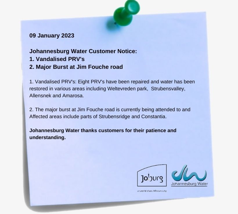 Johannesburg Water tweet media