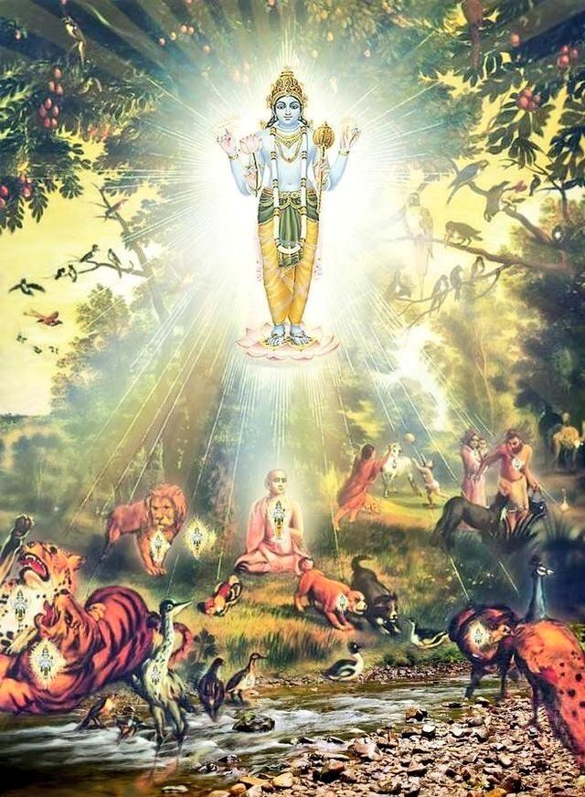 GitaShlokas's tweet photo. "Know that as the mighty wind blowing everywhere rests always in the sky, likewise all living beings always rest in Me."

BG ~ 9.6 🌸 https://t.co/aWOjlft7g9