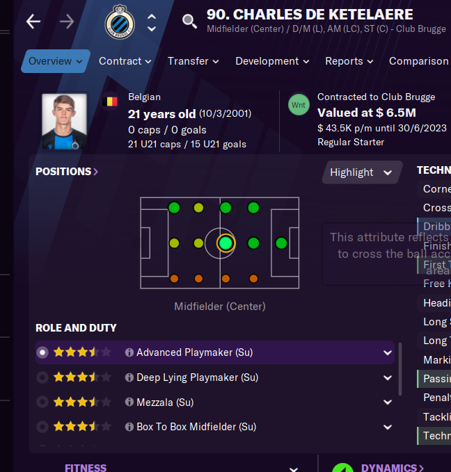 "Which Position do you play?" Charles: "Yes"
