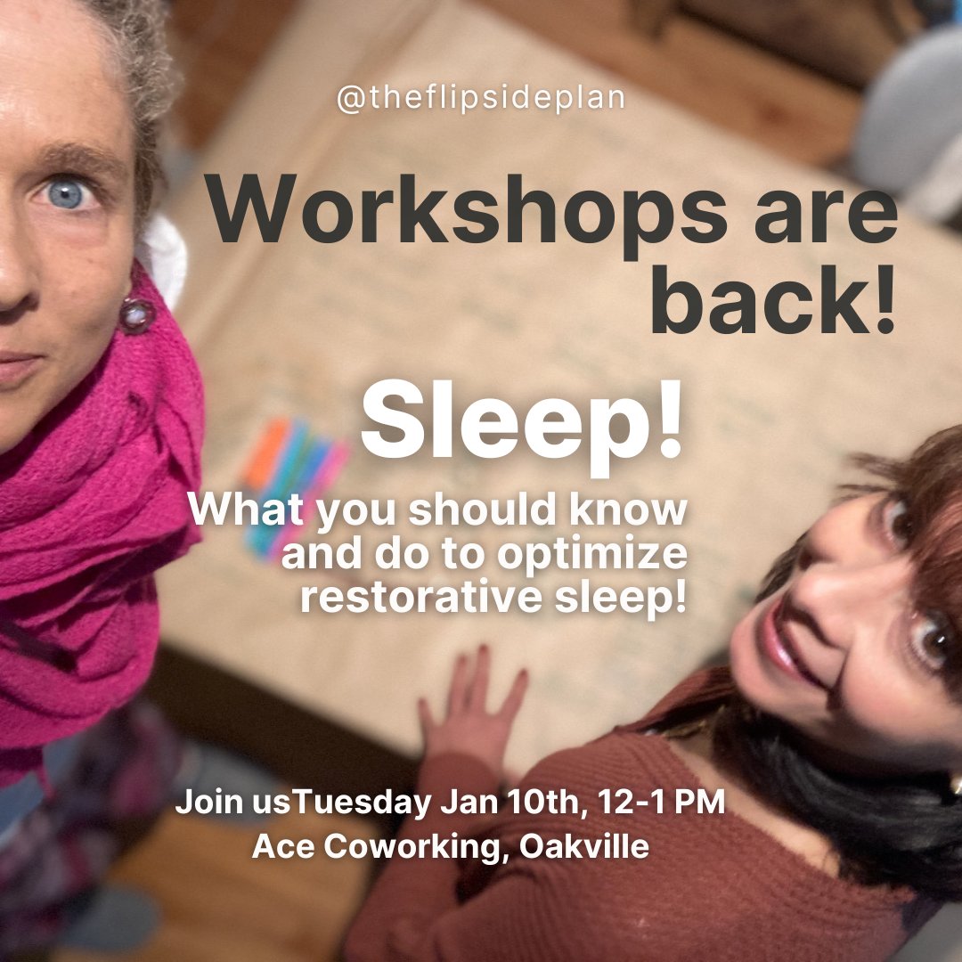 flipside_plan's tweet photo. Join us Tuesday, January 10th at 12 PM for a Workshop on how to Master your Sleep at ACE Coworking, Oakville. Register. Free. 

https://t.co/N7MhOb5bVA https://t.co/6YTP8Qof4l