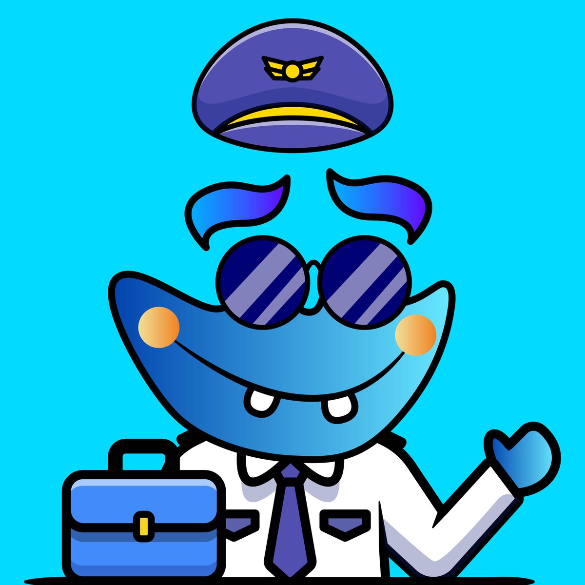 HappySoulsNFT's tweet photo. The bad news is time flies. The good news is you’re the pilot. https://t.co/EJzpjog8bs