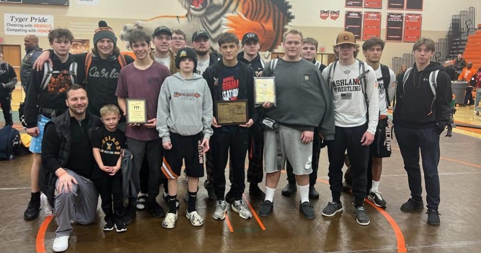 The Arrows finished as Runner-ups at the 60th JC Gorman over the weekend!

Individual Placers were:
120 - Korbyn Jones = 3rd
126 - Roman Parobek = 1st
132 - Milan Parobek = 4th
150 - Noah Fent = 4th
157 - Jon Metzger = 2nd
215 - Cayden Spotts = 3rd
HWT - Hayden Hensel = 6th