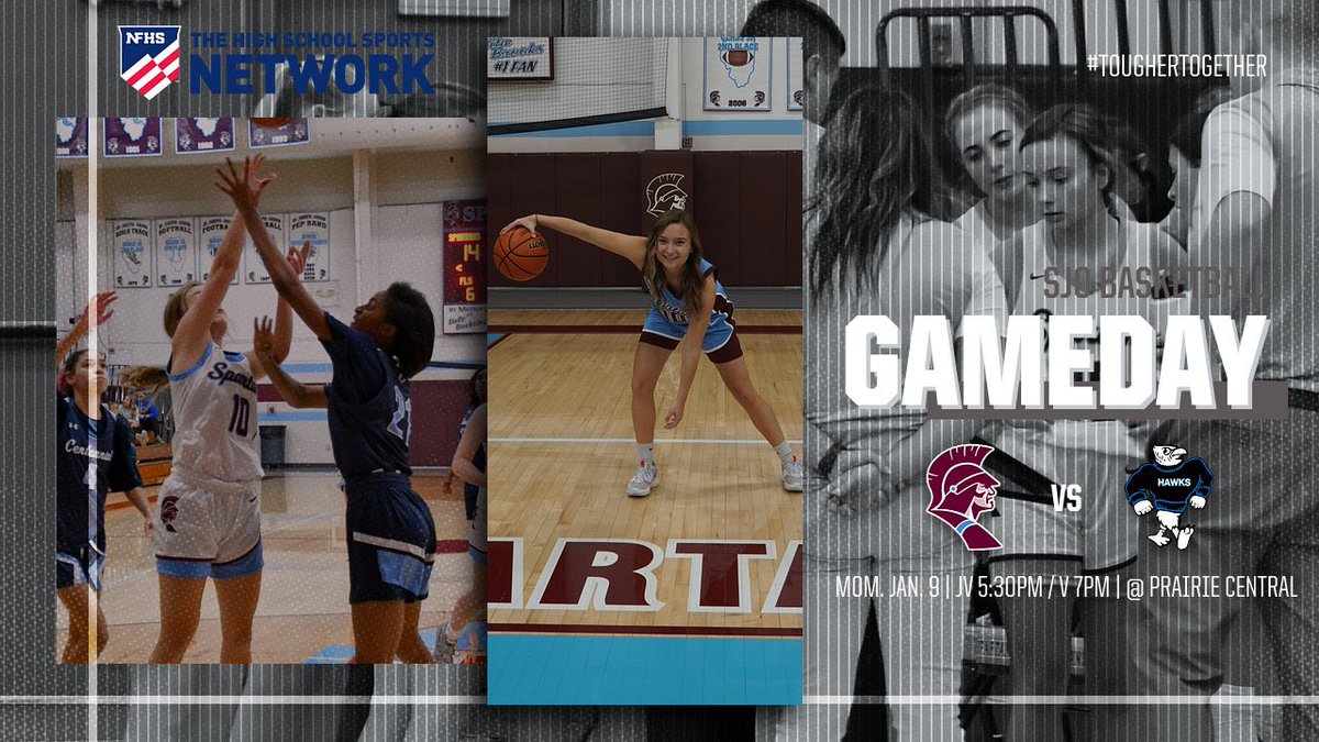 SJOGirlsHoops1's tweet photo. It’s Gameday!!

📅 Jan  9
🆚 @ Prairie Central
📍 Prairie Central HS
⏰ JV 5:30pm / V 7pm
📺 NFHS Network 

#TougherTogether https://t.co/QiKgBx8VGP