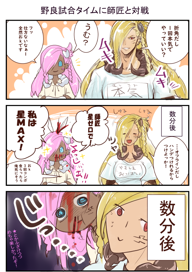 1/7GBVSオフ大会の思い出。たのしかった! #GBVS実録漫画 