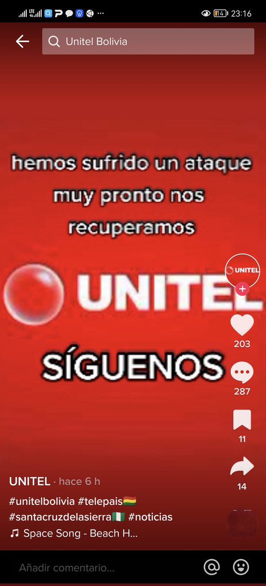 Edmundo_Nogales's tweet photo. #TikTok borró la cuenta principal de #Unitel en esa red social por generar información falsa, amarillista y parcializada
Buen inicio de semana
#UnitelMiente
#BoliviaHaceJusticia https://t.co/TY488LOYv2