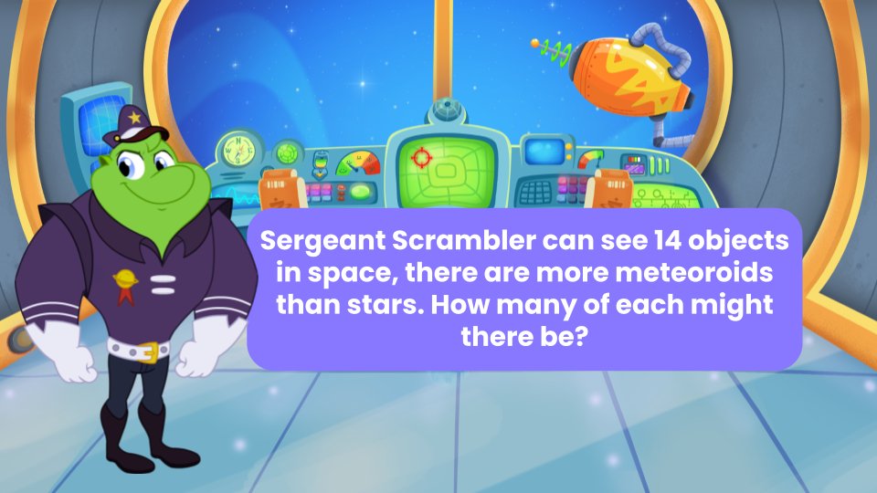 kathrynhancock_'s tweet photo. Happy #MathTalkMonday! How many possibilities can your students come up with? 
@ZorbitsMath #mathisfun #mathtalks 🚀 https://t.co/oSR20bQcMP