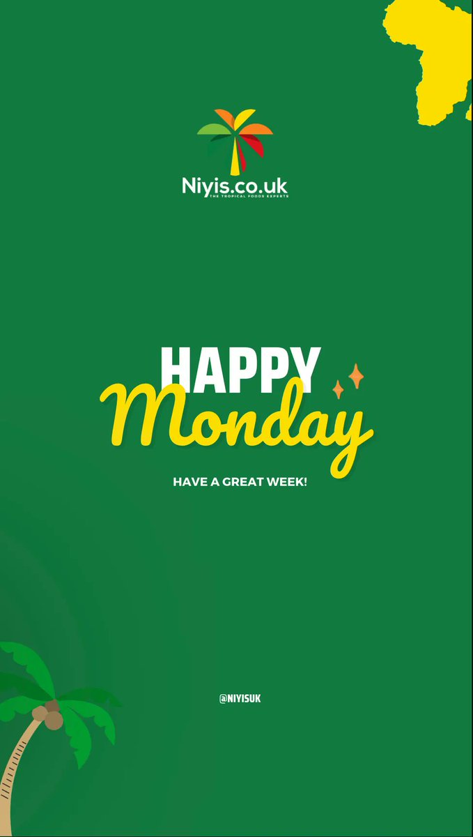 NiyisUK's tweet photo. Happy Monday โจโจ
Shop for your African and Caribbean groceries with us for the new week! ๐ค
#shopniyis African Caribbean grocery #deliveryuk #foodstuffs UK #FACup #bbclaurak Chelsea #HarryTheInterview #chooseniyis https://t.co/7Yba1tPDMC