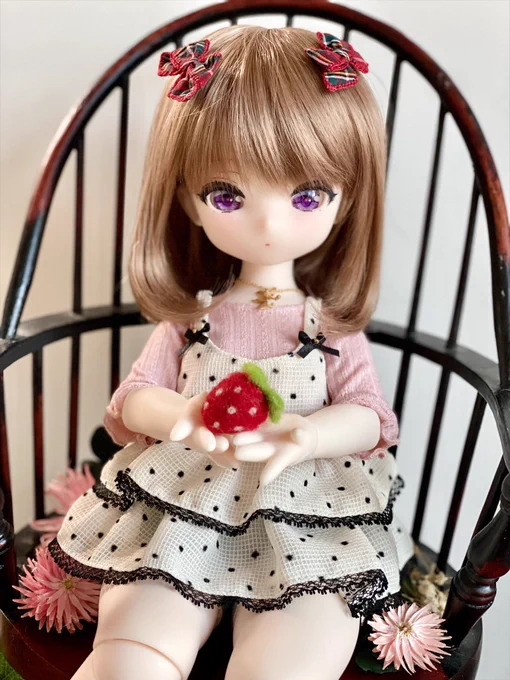 とRoseちゃんを撮り直しました。やはり赤茶系の髪色が似合う#Kumakoちゃん 