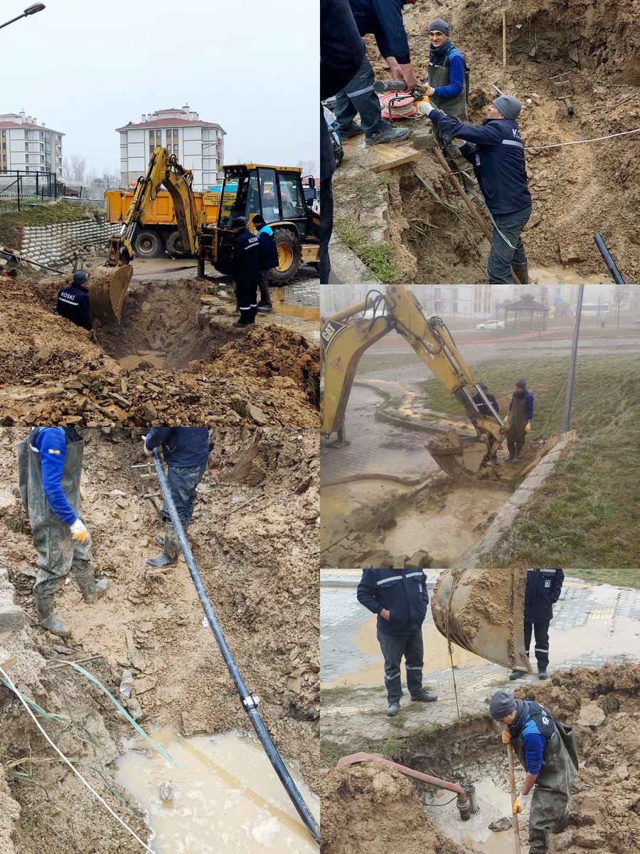 KonyaLadik_2's tweet photo. B1-33 blok arkasındaki su patlağına müdahale edilmiş olup aynı şebeke hattı üzerindeki diğer kaçak için çalışmalarımız devam etmektedir. https://t.co/NLFrMGoaUT