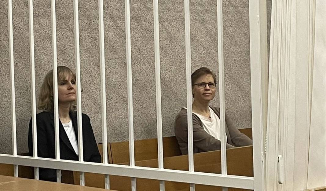 Tsihanouskaya's tweet photo. Today, the political trial against media portal https://t.co/W6L5BPwPka starts in Minsk. In 2021, the regime detained 14 https://t.co/W6L5BPwPka employees, Maryna Zolatava &amp; Ludmila Chekina have now been held for 19 months. We must support all journalists who fight for the truth! https://t.co/z1pTHk2JxP