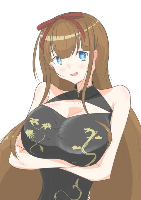 どっとライブチャイナドレス部はやれ、はやれ…#ちぇり絵 