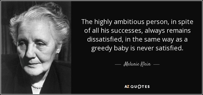 Melanie Klein was an Austrian-British author and psychoanalyst known for her work in child analysis. She was the primary figure in the development of object relations theory. Wikipedia
Born: March 30, 1882, Vienna, Austria
Died: September 22, 1960, London, United Kingdom