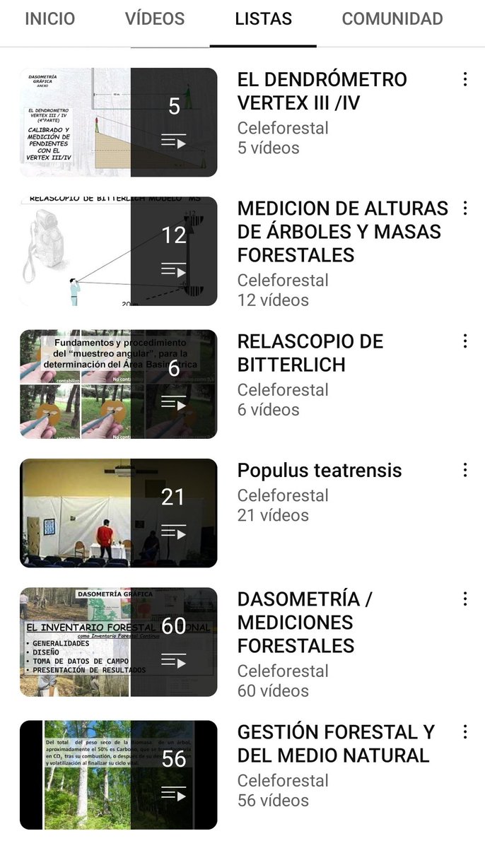 ¿Aún no conoces los didácticos vídeos 🎥de <a href="/Celeforestal/">Cele</a> ?

Dasometría, Inventariación, Gestión Forestal... Todo explicado de manera sencilla.

Los tienes disponibles en su canal #YouTube . Míralo en:

📺👇🏽 youtube.com/@Celeforestal?…

🌳#DivulgaciónForestal
🌳#EducacióForestal