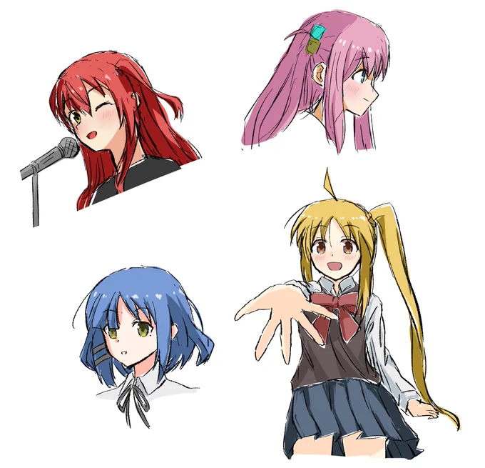 ぼざろらくがき 