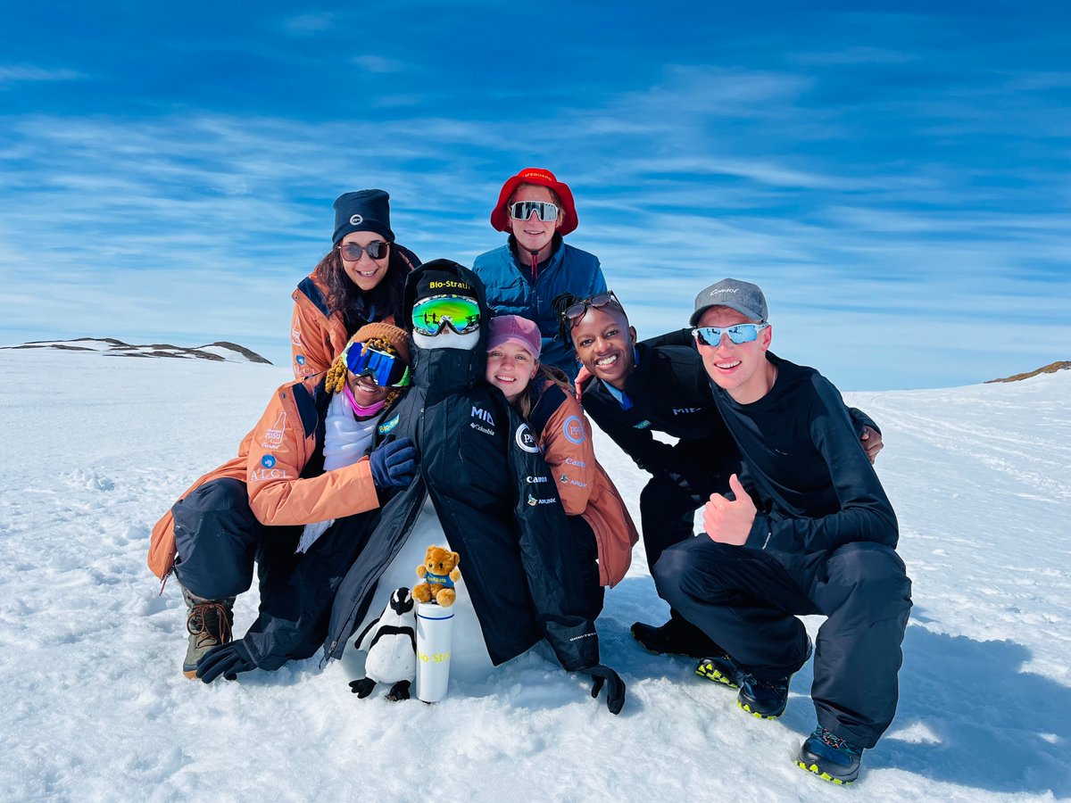 Students in Antarctica (@siantarctica) on Twitter photo Build a snowman in Antarctica ✔️
The 2021 #MatricsInAntarcticaTop5 marked things off of their bucket list, thanks to our incredible partners.
<a href="/BioStrath_SA/">Bio-Strath SA</a> | @Consol_Glass | <a href="/PPS_SA/">PPS for Graduate Professionals</a> | ALCI | <a href="/CanonRSA/">Canon South Africa</a> | <a href="/Columbia_RSA/">Columbia Sportswear</a> | <a href="/MySchoolSA/">MySchool SA</a> | <a href="/CapeNature1/">CapeNature</a> | <a href="/Fly_Airlink/">Airlink</a> | <a href="/riaanmanser/">Riaan Manser</a> Build a snowman in Antarctica ✔️
The 2021 #MatricsInAntarcticaTop5 marked things off of their bucket list, thanks to our incredible partners.
<a href="/BioStrath_SA/">Bio-Strath SA</a> | @Consol_Glass | <a href="/PPS_SA/">PPS for Graduate Professionals</a> | ALCI | <a href="/CanonRSA/">Canon South Africa</a> | <a href="/Columbia_RSA/">Columbia Sportswear</a> | <a href="/MySchoolSA/">MySchool SA</a> | <a href="/CapeNature1/">CapeNature</a> | <a href="/Fly_Airlink/">Airlink</a> | <a href="/riaanmanser/">Riaan Manser</a>