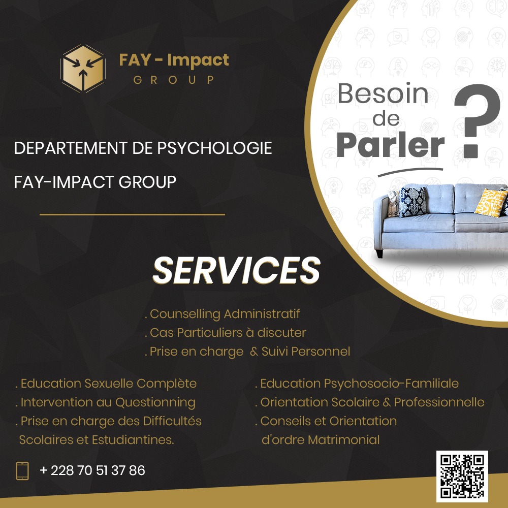 FayImpactGroup's tweet photo. Nos Services ont repris.#SanteMentale #Togo https://t.co/PtpTfxa5yO